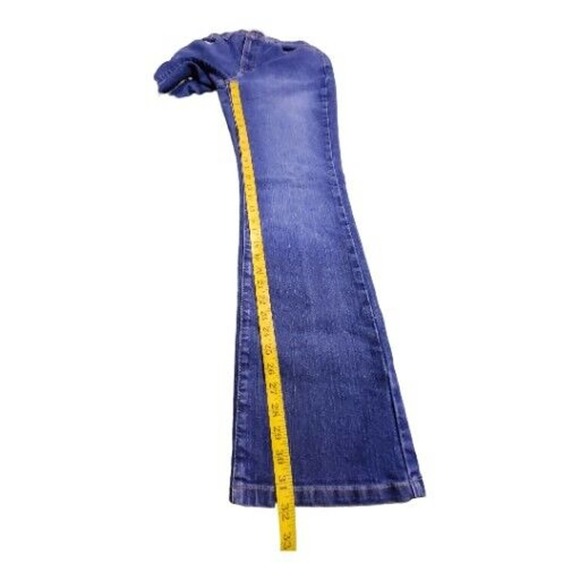 Y2K Tommy Hilfiger boot cut jeans Size 8 Blue Women's‎ Zipper Button - Picture 2 of 11